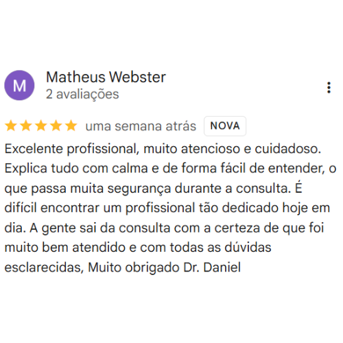 Depoimento Google Dr. Daniel Crippa