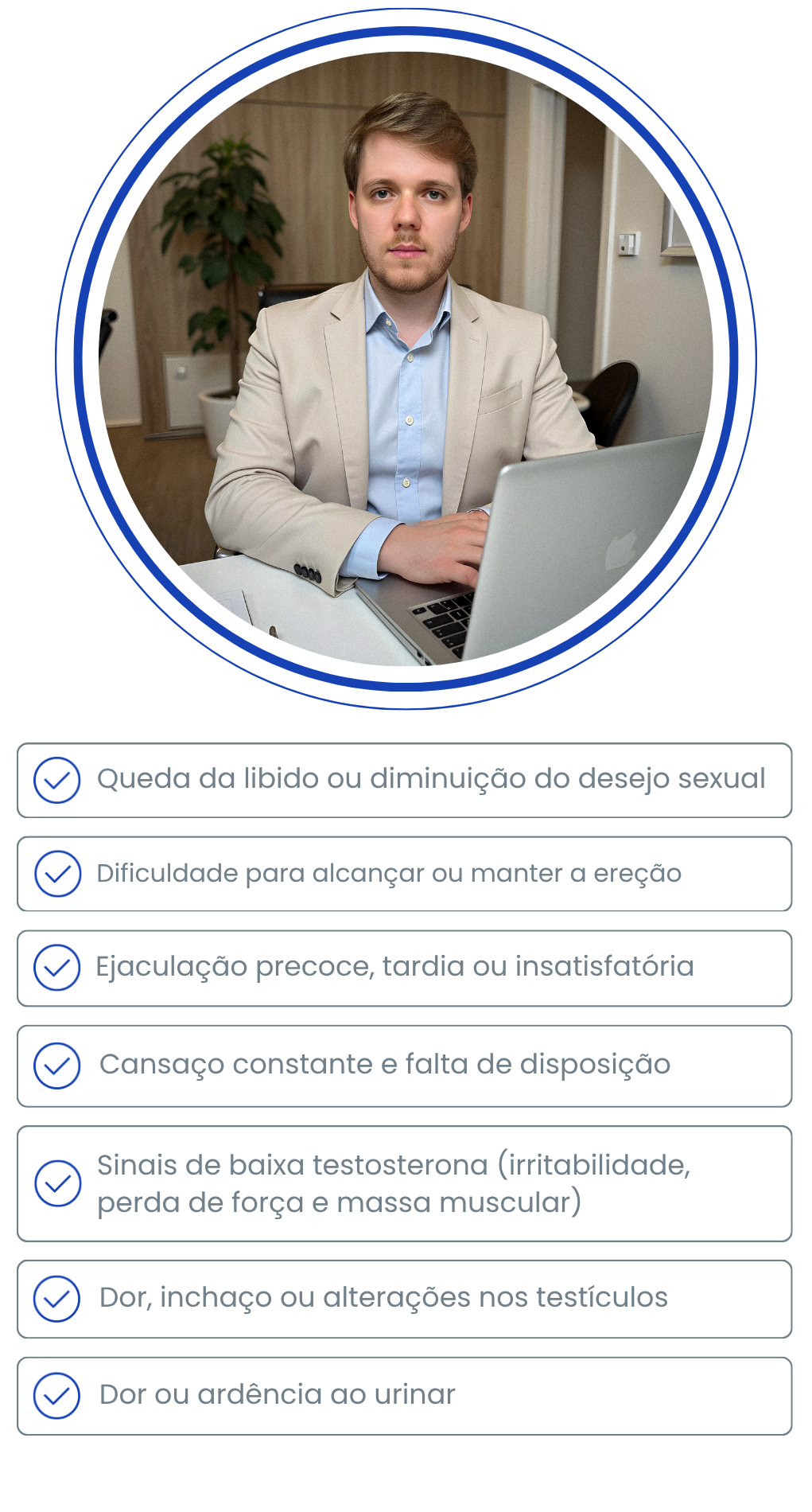 Sintomas para procurar um urologista em mobile